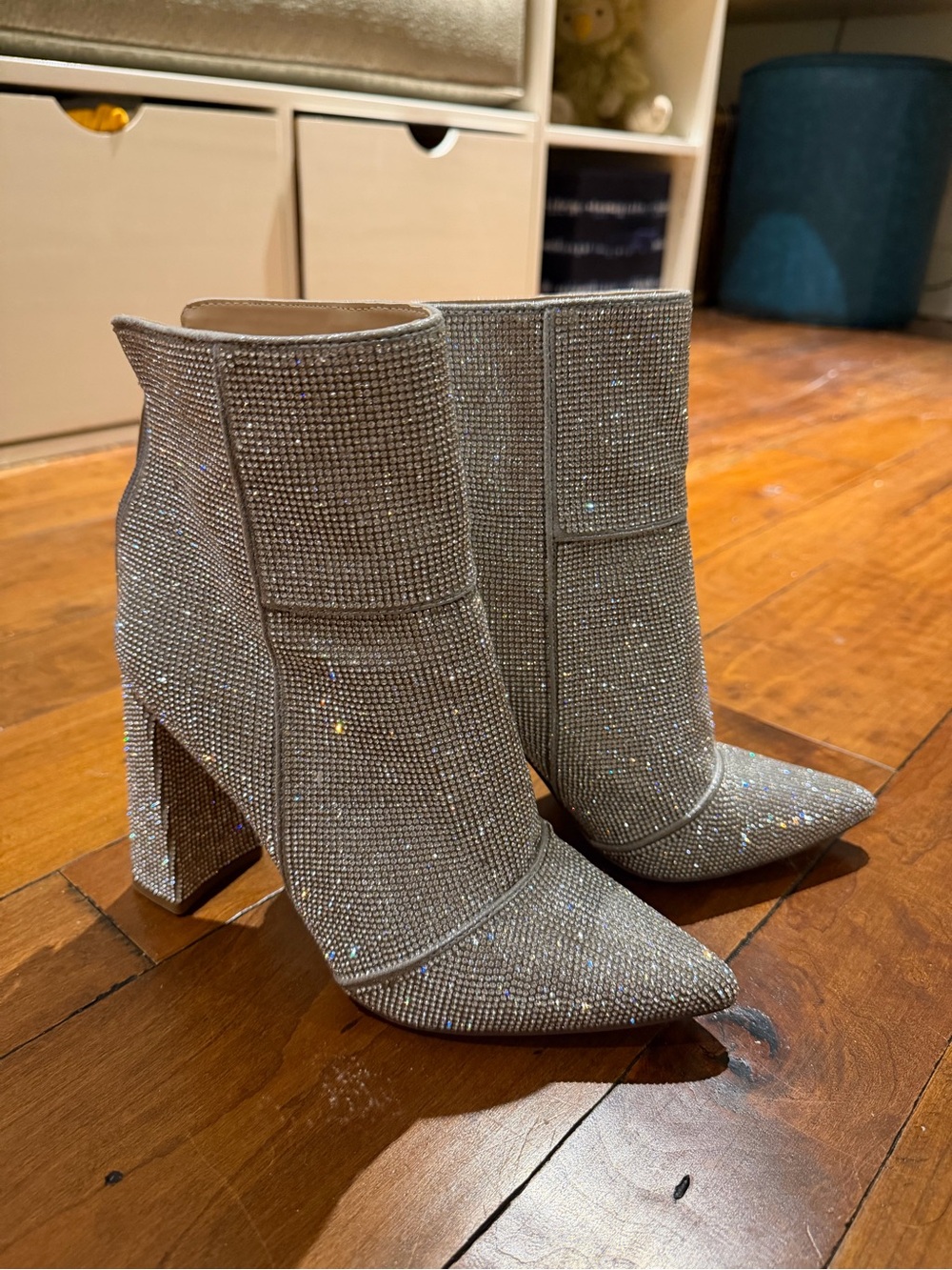 Steve Madden Rhinestone Ankle Boots